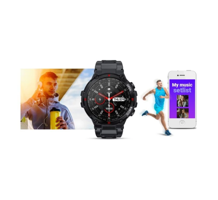 Chytré hodinky Black model 21804541 - Giewont Chytré hodinky Black model 21804541 - Giewont