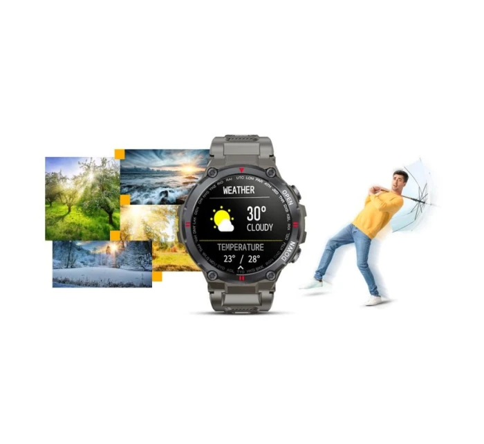 Chytré hodinky Grey model 21804543 - Giewont Chytré hodinky Grey model 21804543 - Giewont