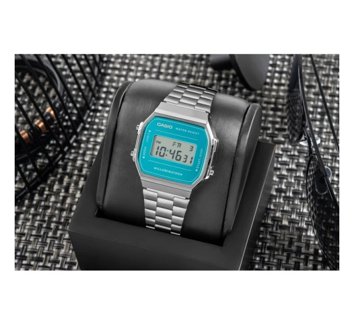 CASIO VINTAGE A168WEM-2EF Pánské hodinky + krabice CASIO VINTAGE A168WEM-2EF Pánské hodinky + krabice