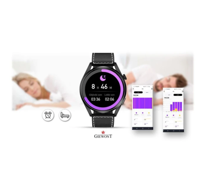 Chytré hodinky Vertex Leather model 21804817 - Giewont Chytré hodinky Vertex Leather model 21804817 - Giewont