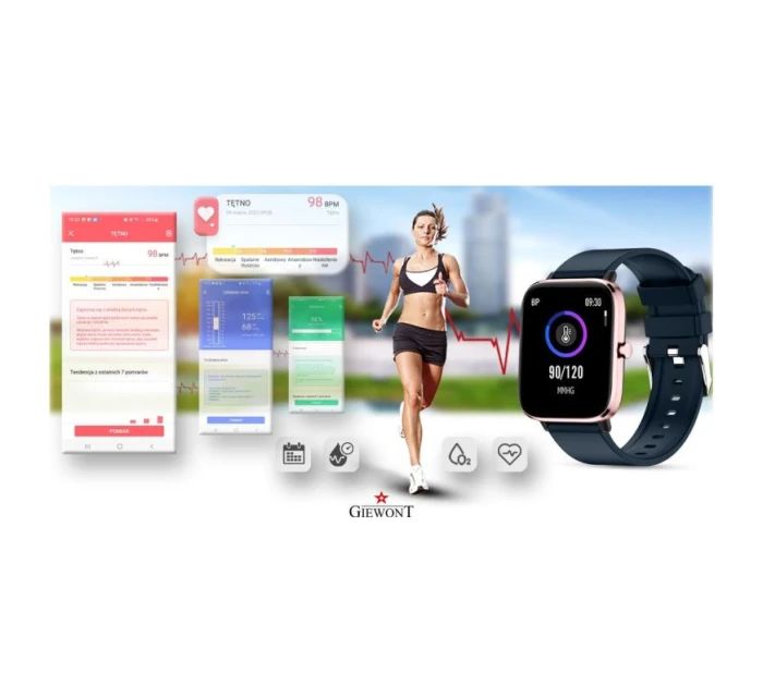 Chytré hodinky model 21804895 - Giewont Chytré hodinky model 21804895 - Giewont