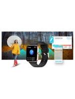 Chytré hodinky Pink and Black model 21804899 - Giewont Chytré hodinky Pink and Black model 21804899 - Giewont