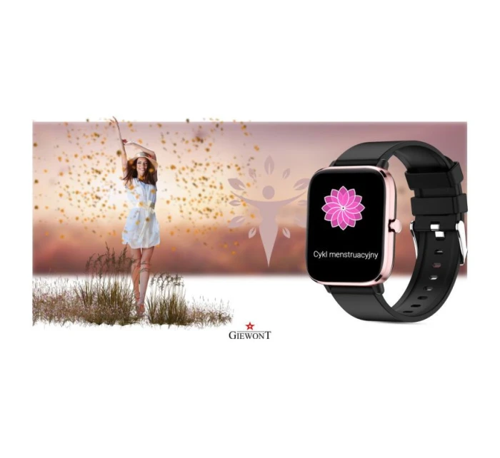 Chytré hodinky Pink and Black model 21804899 - Giewont Chytré hodinky Pink and Black model 21804899 - Giewont