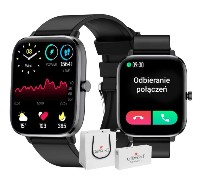 Chytré hodinky Black model 21804901 - Giewont Chytré hodinky Black model 21804901 - Giewont