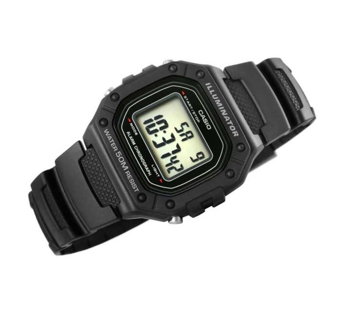 Pánské hodinky CASIO W-218H-1AVEF + BOX Pánské hodinky CASIO W-218H-1AVEF + BOX