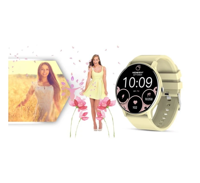 Chytré hodinky Ecru model 21804921 - Giewont Chytré hodinky Ecru model 21804921 - Giewont