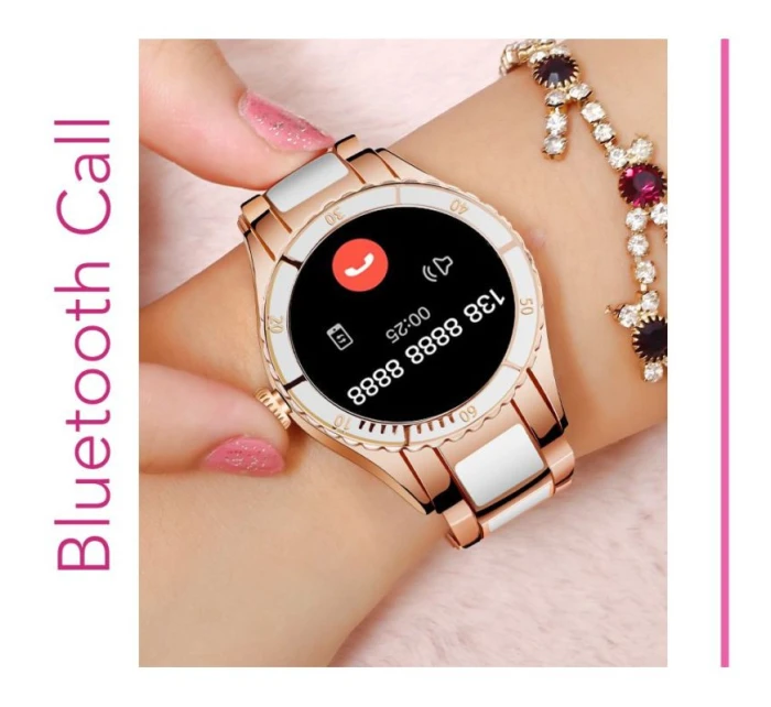 Dámské chytré hodinky Pink model 21804951 - RUBICON Dámské chytré hodinky Pink model 21804951 - RUBICON