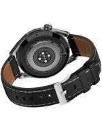 Černý silikonový řemínek + černý kožený řemínek model 21804953 - RUBICON Černý silikonový řemínek + černý kožený řemínek model 21804953 - RUBICON