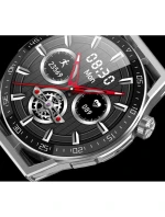 Chytré hodinky Černý silikonový řemínek + černý náramek model 21804955 - RUBICON Chytré hodinky Černý silikonový řemínek + černý náramek model 21804955 - RUBICON