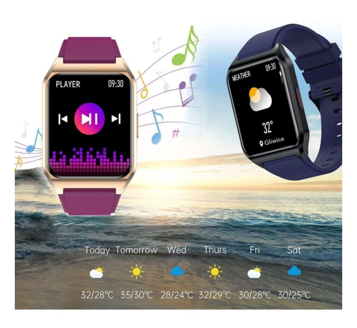 Chytré hodinky Gold Pink model 21804957 - RUBICON Chytré hodinky Gold Pink model 21804957 - RUBICON