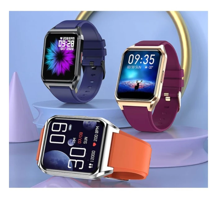 Chytré hodinky Gold Pink model 21804957 - RUBICON Chytré hodinky Gold Pink model 21804957 - RUBICON