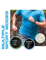 Chytré hodinky Black Metal + model 21804963 - RUBICON Chytré hodinky Black Metal + model 21804963 - RUBICON