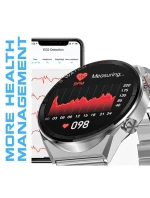 Chytré hodinky Black Metal + model 21804963 - RUBICON Chytré hodinky Black Metal + model 21804963 - RUBICON