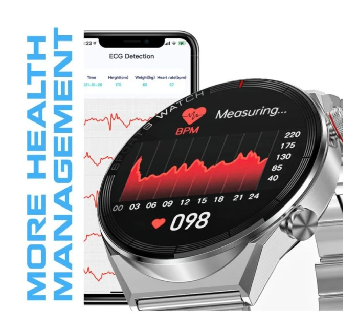 Chytré hodinky Black Metal + model 21804963 - RUBICON Chytré hodinky Black Metal + model 21804963 - RUBICON