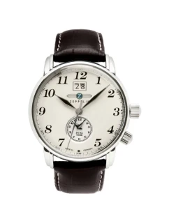 ZEPPELIN Pánské hodinky LZ127 Graf Zeppelin Dual Time 7644-5 + BOX
