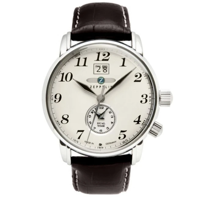 ZEPPELIN Pánské hodinky LZ127 Graf Zeppelin Dual Time 7644-5 + BOX ZEPPELIN Pánské hodinky LZ127 Graf Zeppelin Dual Time 7644-5 + BOX