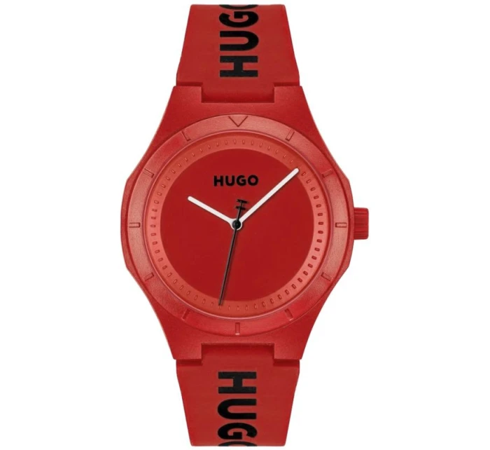 HUGO Lit For Him Red 1530346 + BOX Pánské hodinky HUGO Lit For Him Red 1530346 + BOX Pánské hodinky