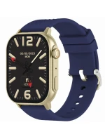 Dámské chytré hodinky Navy Blue Strap + zlatý náramek model 21806491 - Gravity Dámské chytré hodinky Navy Blue Strap + zlatý náramek model 21806491 - Gravity