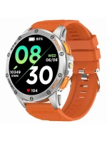 Pánské chytré hodinky Černý silikonový řemínek + oranžový silikonový řemínek model 21806499 - Gravity Pánské chytré hodinky Černý silikonový řemínek + oranžový silikonový řemínek model 21806499 - Gravity