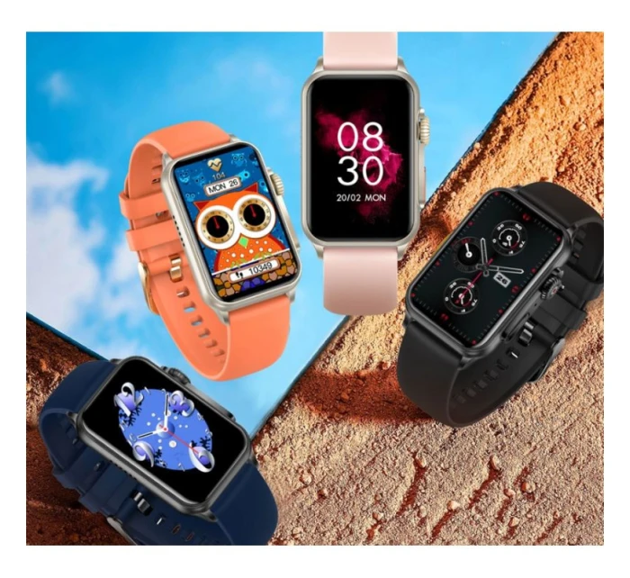 Dámské chytré hodinky Blue model 21806591 - RUBICON Dámské chytré hodinky Blue model 21806591 - RUBICON