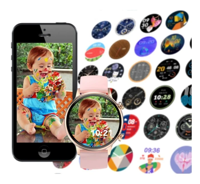 Dámské chytré hodinky Rose model 21806605 - RUBICON Dámské chytré hodinky Rose model 21806605 - RUBICON