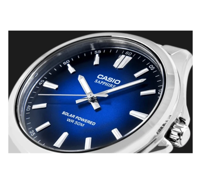 Pánské solární hodinky CASIO MTS-RS100D-2AVDF + krabice Pánské solární hodinky CASIO MTS-RS100D-2AVDF + krabice