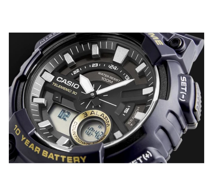 Pánské hodinky CASIO Gerton AEQ-110W-2AVDF + krabice Pánské hodinky CASIO Gerton AEQ-110W-2AVDF + krabice