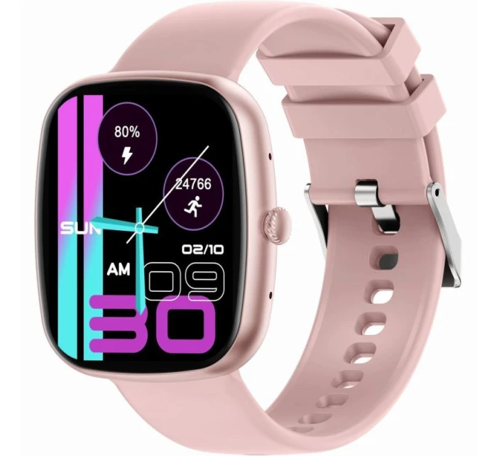 Dámské chytré hodinky Pink Strap + Black Strap model 21807095 - Gravity Dámské chytré hodinky Pink Strap + Black Strap model 21807095 - Gravity