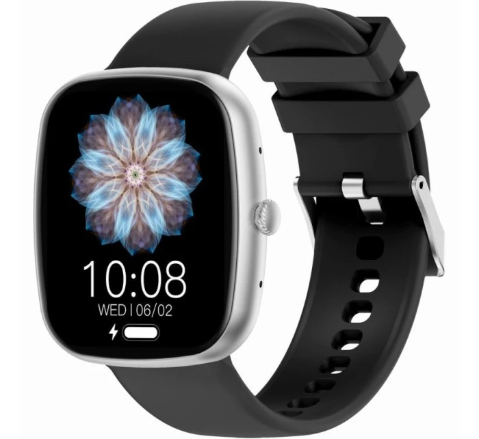 Pánské chytré hodinky Černý silikonový řemínek + modrý řemínek model 21807105 - Gravity Pánské chytré hodinky Černý silikonový řemínek + modrý řemínek model 21807105 - Gravity