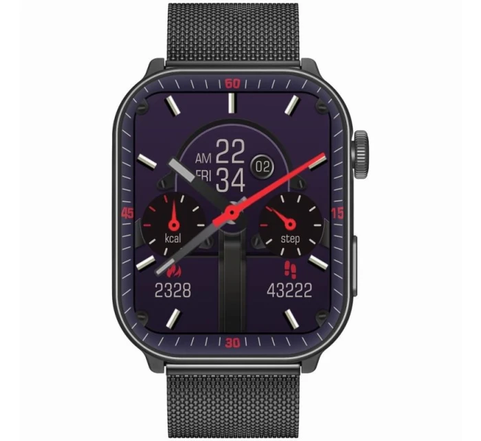 Pánské chytré hodinky s + náramek Navy Black model 21807171 - Gravity Pánské chytré hodinky s + náramek Navy Black model 21807171 - Gravity