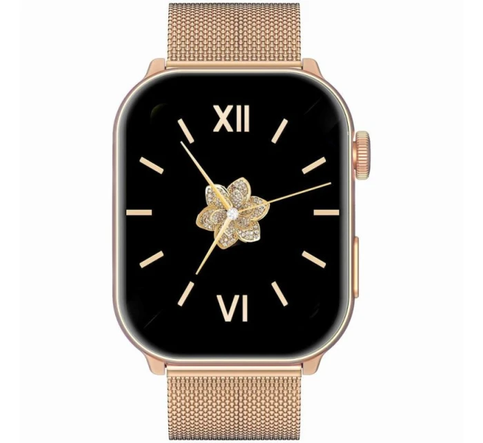 Dámské chytré hodinky řemínek + náramek Rose Gold Black model 21807175 - Gravity Dámské chytré hodinky řemínek + náramek Rose Gold Black model 21807175 - Gravity