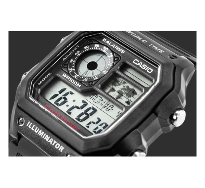 Pánské hodinky CASIO AE-1200WH-1AVDF + krabice Pánské hodinky CASIO AE-1200WH-1AVDF + krabice