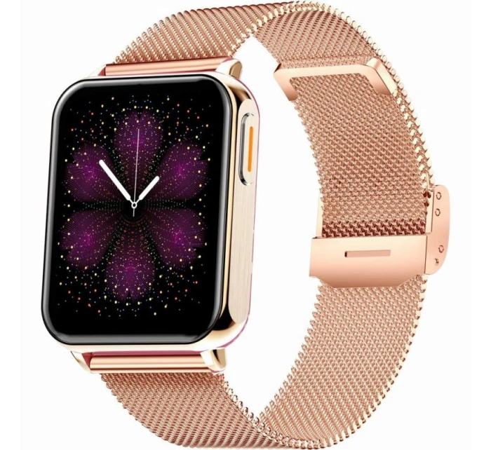 Chytré hodinky Rose Gold Purple 2 Stripes model 21807473 - Gravity Chytré hodinky Rose Gold Purple 2 Stripes model 21807473 - Gravity