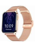 Chytré hodinky Rose Gold Pink 2 Stripes model 21807477 - Gravity Chytré hodinky Rose Gold Pink 2 Stripes model 21807477 - Gravity