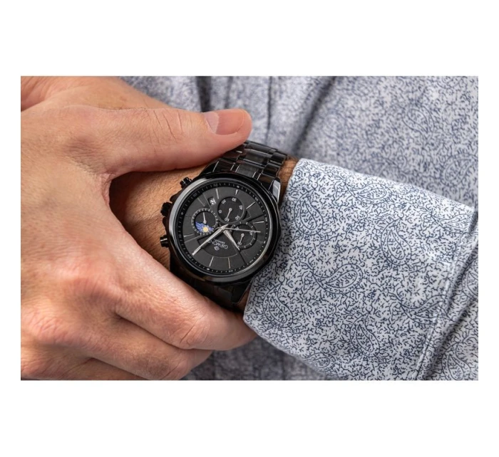 Pánské hodinky Chronograph Sapphire Black model 21807479 - Giewont Pánské hodinky Chronograph Sapphire Black model 21807479 - Giewont