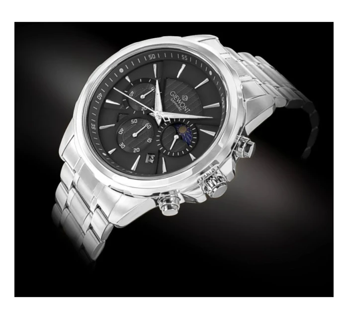 Pánské hodinky Giewont Chronograph Sapphire Silver GW9460-B2 Pánské hodinky Giewont Chronograph Sapphire Silver GW9460-B2