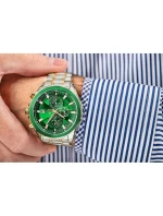 Pánské hodinky Chronograph Sapphire Silver Green model 21807501 - Giewont Pánské hodinky Chronograph Sapphire Silver Green model 21807501 - Giewont