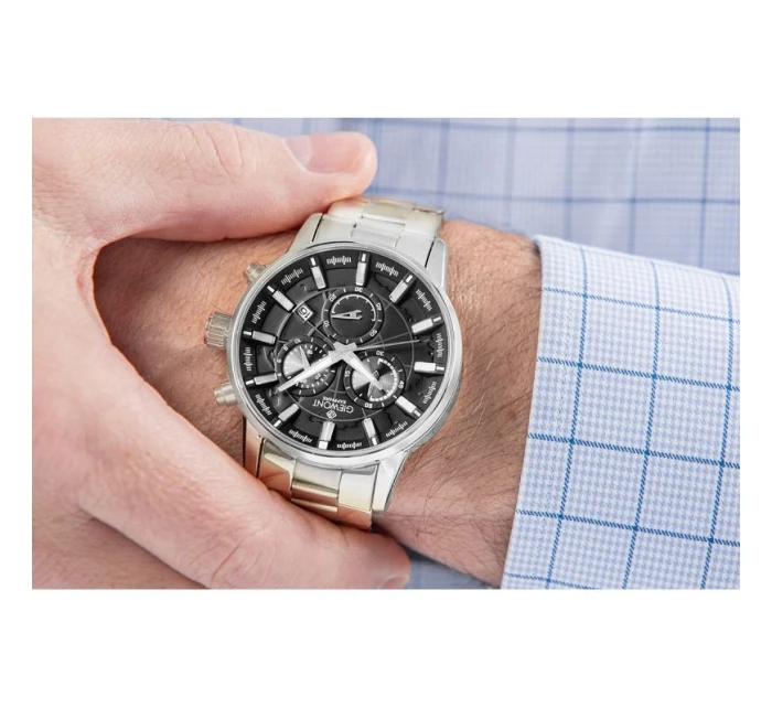 Pánské hodinky Chronograph Sapphire Silver model 21807513 - Giewont Pánské hodinky Chronograph Sapphire Silver model 21807513 - Giewont