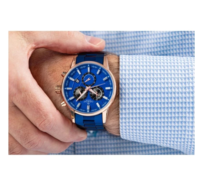 Pánské hodinky Chronograph Sapphire Blue model 21807519 - Giewont Pánské hodinky Chronograph Sapphire Blue model 21807519 - Giewont