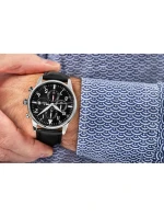 Pánské hodinky Chronograph Sapphire Black Silver model 21807523 - Giewont Pánské hodinky Chronograph Sapphire Black Silver model 21807523 - Giewont