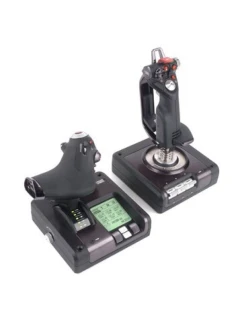 Logitech G 945-000003 Herní ovladač černý, stříbrný USB 2.0 Flight Sim Analogový/Digitální PC