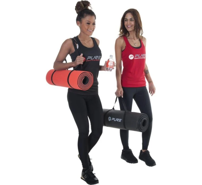 Cvičební podložka NBR BLACK 180x60x1,5 cm s otvory PURE 2 IMPROVE Cvičební podložka NBR BLACK 180x60x1,5 cm s otvory PURE 2 IMPROVE