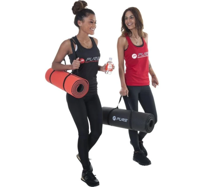 Cvičební podložka NBR BLACK 180x60x1,5 cm s otvory PURE 2 IMPROVE Cvičební podložka NBR BLACK 180x60x1,5 cm s otvory PURE 2 IMPROVE