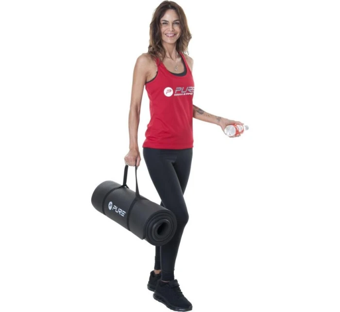 Cvičební podložka NBR BLACK 180x60x1,5 cm s otvory PURE 2 IMPROVE Cvičební podložka NBR BLACK 180x60x1,5 cm s otvory PURE 2 IMPROVE