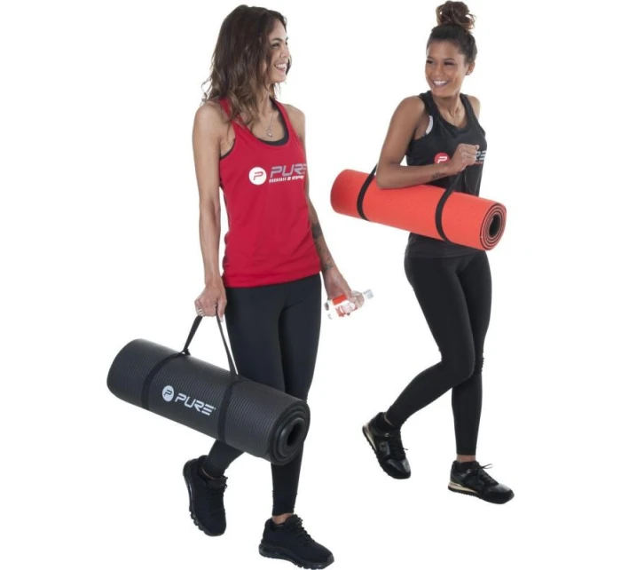 Cvičební podložka NBR BLACK 180x60x1,5 cm s otvory PURE 2 IMPROVE Cvičební podložka NBR BLACK 180x60x1,5 cm s otvory PURE 2 IMPROVE