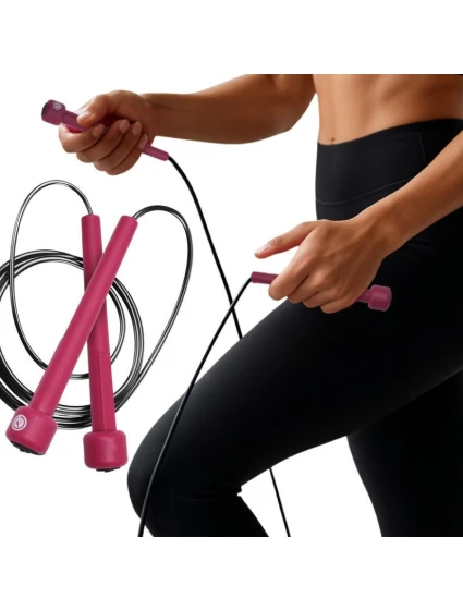 RYCHLOSTNÍ ŠVIHADLO PVC 285CM RŮŽOVÉ ENERO FIT RYCHLOSTNÍ ŠVIHADLO PVC 285CM RŮŽOVÉ ENERO FIT