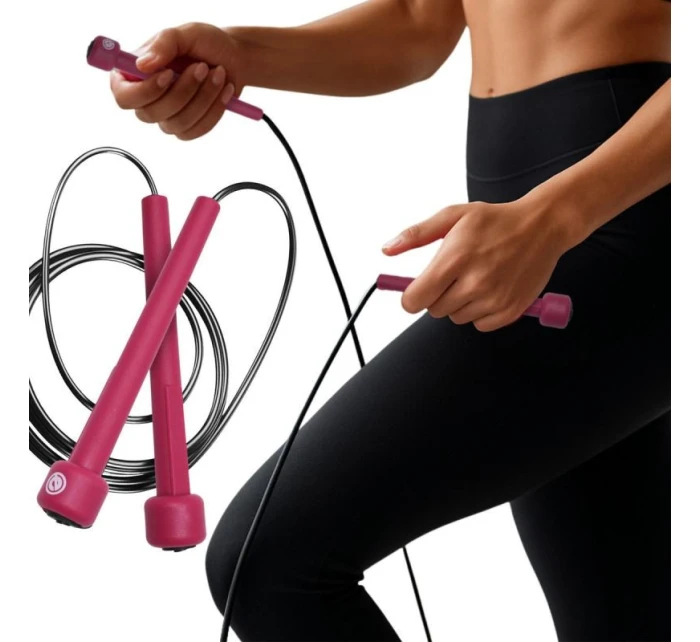 RYCHLOSTNÍ ŠVIHADLO PVC 285CM RŮŽOVÉ ENERO FIT RYCHLOSTNÍ ŠVIHADLO PVC 285CM RŮŽOVÉ ENERO FIT