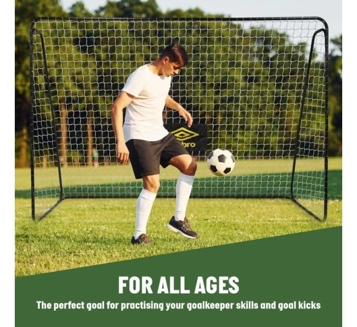 Fotbalová branka se sítí 300x205x120 cm UMBRO Fotbalová branka se sítí 300x205x120 cm UMBRO