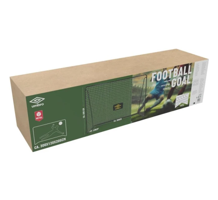 Fotbalová branka se sítí 300x205x120 cm UMBRO Fotbalová branka se sítí 300x205x120 cm UMBRO