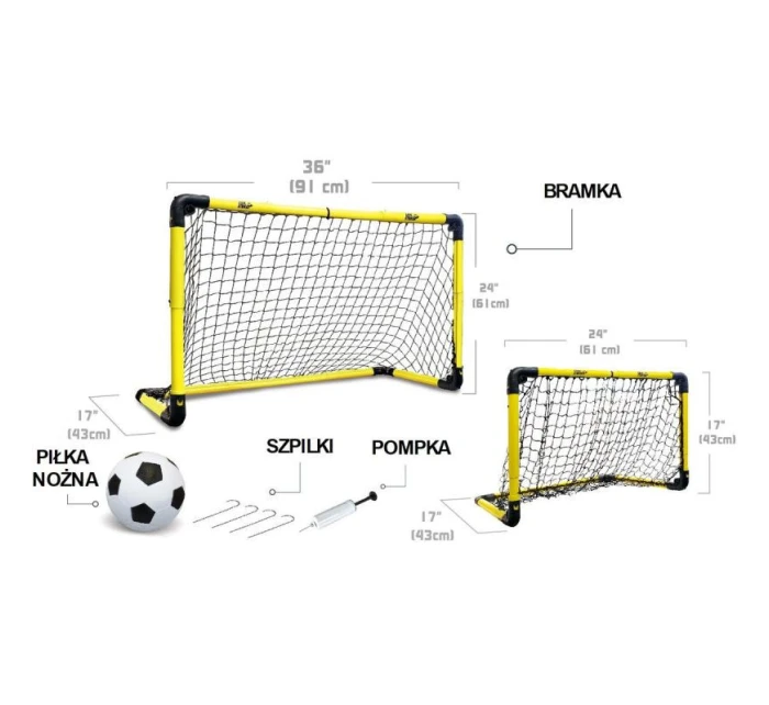 SKLÁDACÍ FOTBALOVÁ BRANKA 91X43X61CM 36X17X24CM S NASTAVENÍM VÝŠKY A ŠÍŘKY SKLÁDACÍ FOTBALOVÁ BRANKA 91X43X61CM 36X17X24CM S NASTAVENÍM VÝŠKY A ŠÍŘKY